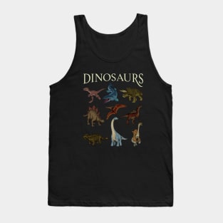 Various dinosaur species Tank Top